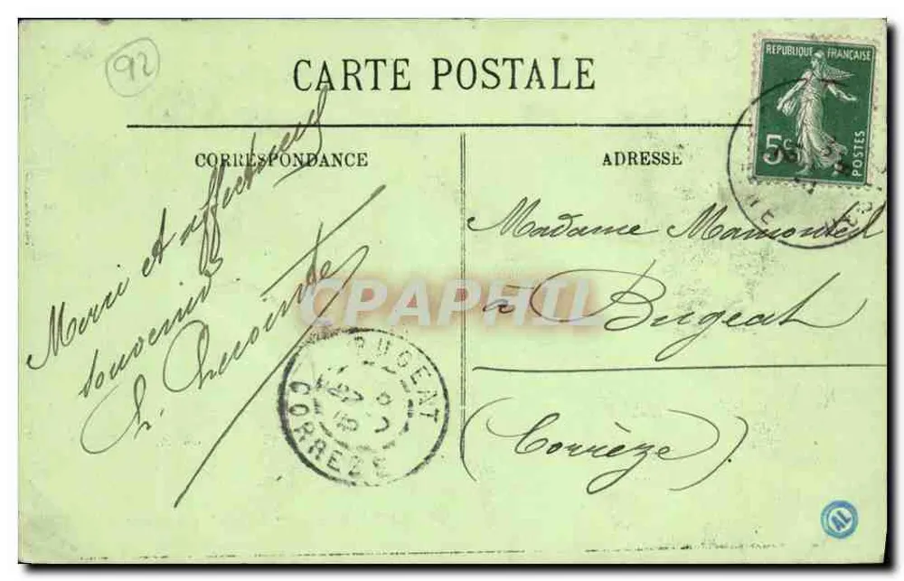 Asnières — Fähre « Félicité » — LL - Rückseite
