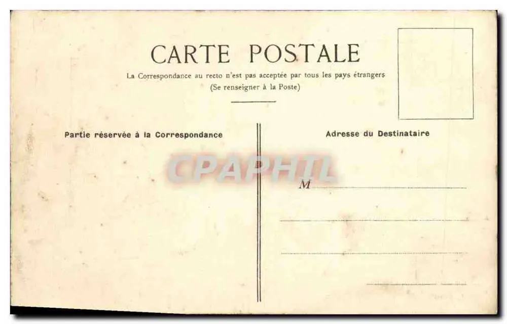 Asnières — Praça Voltaire — Editor L. L. Houdé - Verso