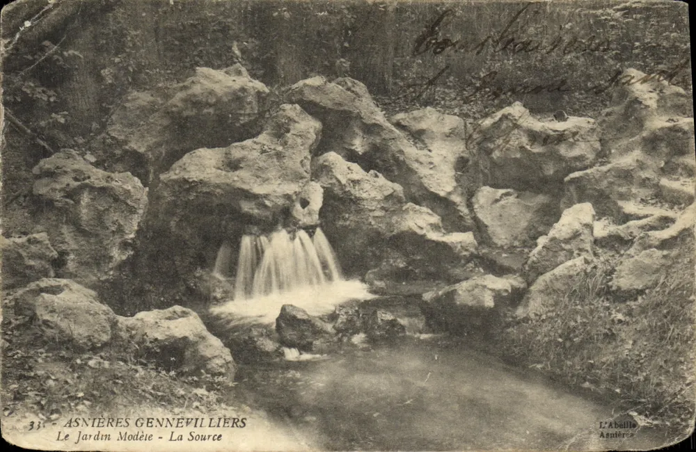 Asnières-Gennevilliers — Le Jardin Modée - La Source — L'Abellie - Recto