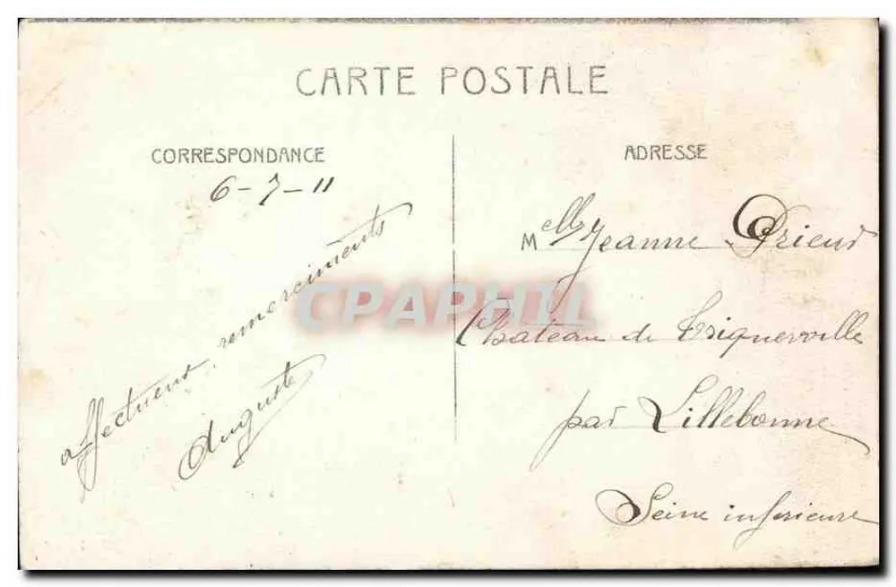 Friedhof der Chlions — Totenfontäne Liliane — Asnières-ClICHY - Rückseite