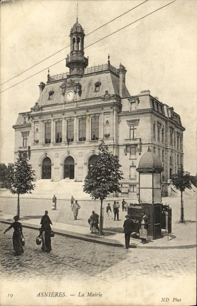 Asnières — A Prefeitura — ND Phot - Frente