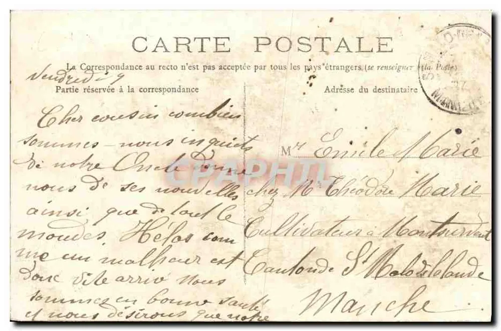 Asnières — La Seine — Bains Bossard — Éditeur inconnu, n° 15 - Verso