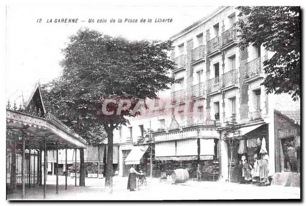La Garenne-Colombes — Eine Ecke des Place de la Liberté — Demeure Immobilier - Vorderseite