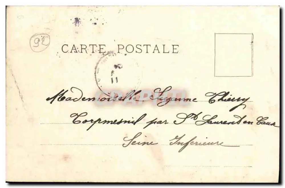 Levallois-Perret — Engels ziekenhuis — A.D. Paris, 7 - Achterkant
