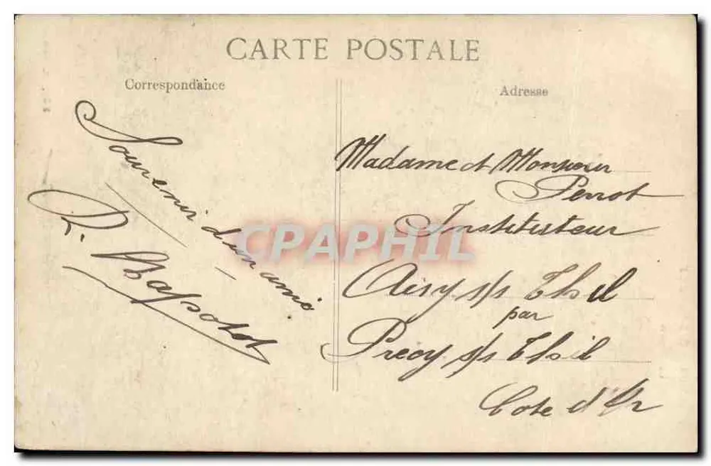 Levallois-Perret — A Prefeitura — J. Levallois-Perret - Verso