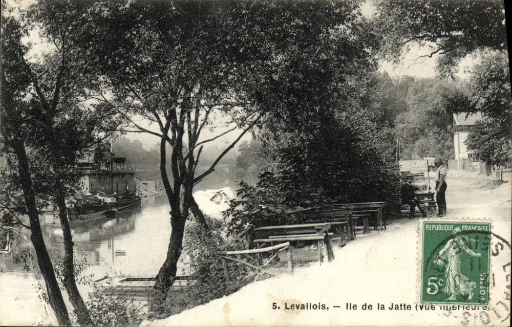 Levallois — Ilha da Jatte (Vista interna) — Editor não identificado, n°5 - Frente
