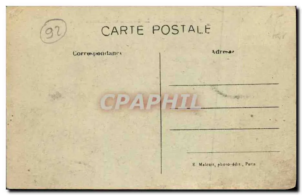 Levallois-Perret — Der Hafen zur Glückseligkeit — E.M. n°4385 - Rückseite