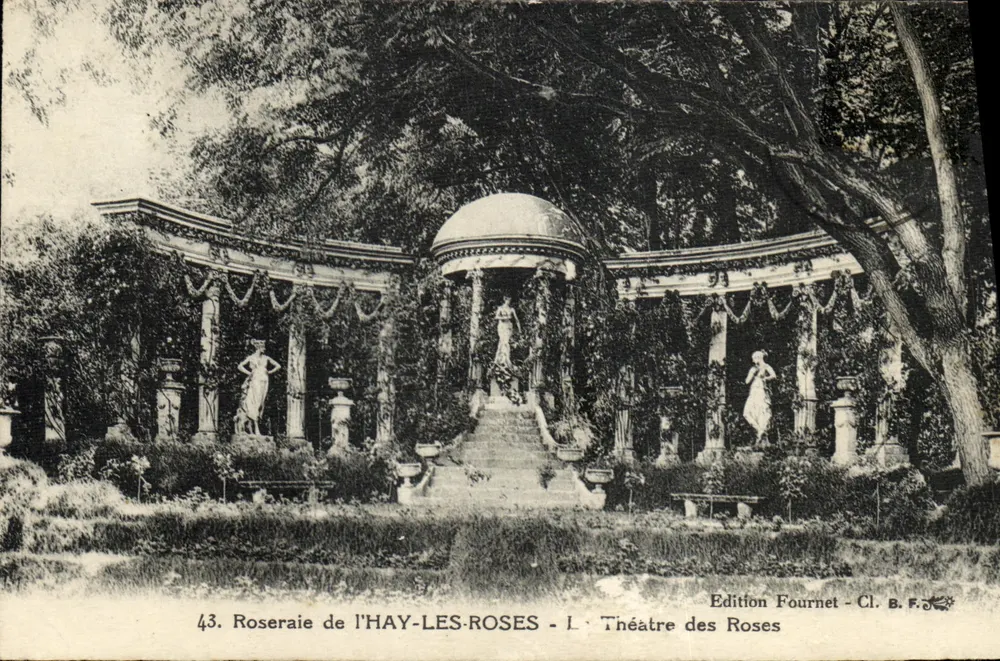 Rosengarten von HAY-LES-ROSES — Theater der Rosen — Ausgabe Fournet - Vorderseite