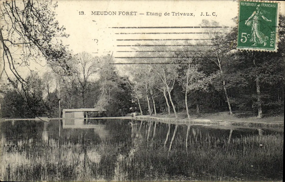 Meudon Floresta — Lago de Trivaux — J.L.C., n°13 - Frente