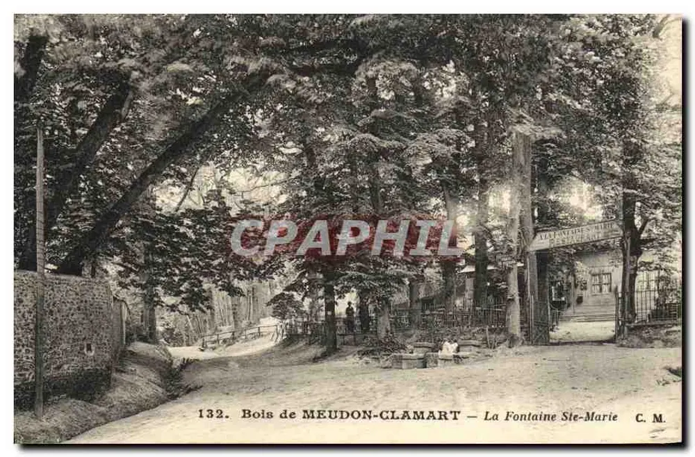 Bois de Meudon-Clamart — La Fontaine Ste-Marie — C.M. — Nr. 132 - Vorderseite