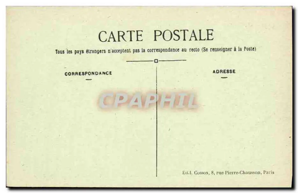 Bois de Meudon-Clamart — La Fontaine Ste-Marie — C.M. — Nr. 132 - Rückseite