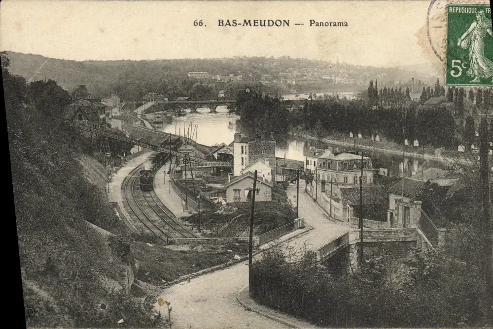 Bas-Meudon — Pejzaż — wydawca nieznany, nr 66 - Awers