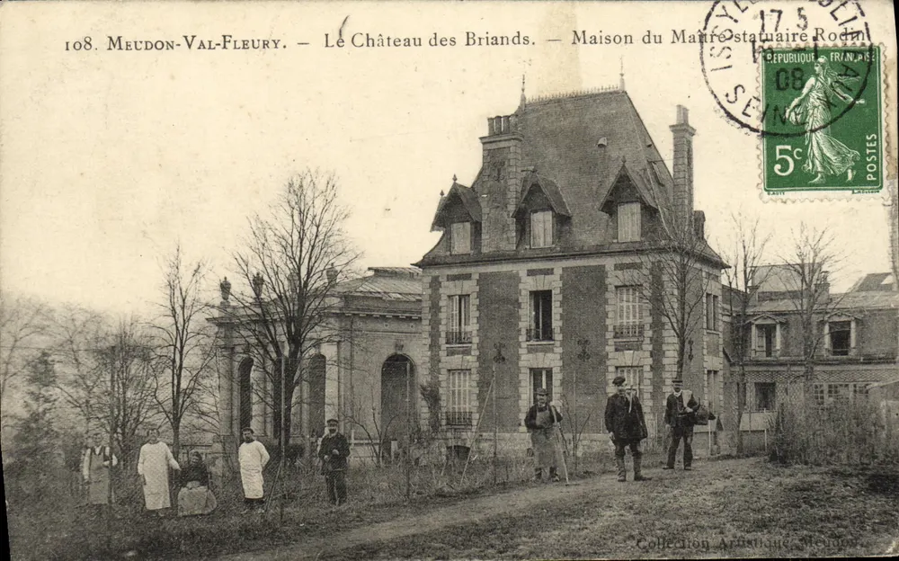 Meudon-Val-Fleury — Schloss Briands — Haus des Bildhauers Rodin - Vorderseite