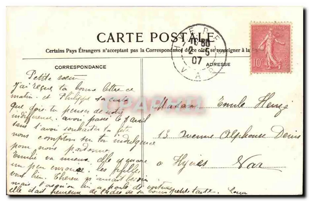 Meudon — A Estação Montparnasse — A.D., Paris — 3 - Verso