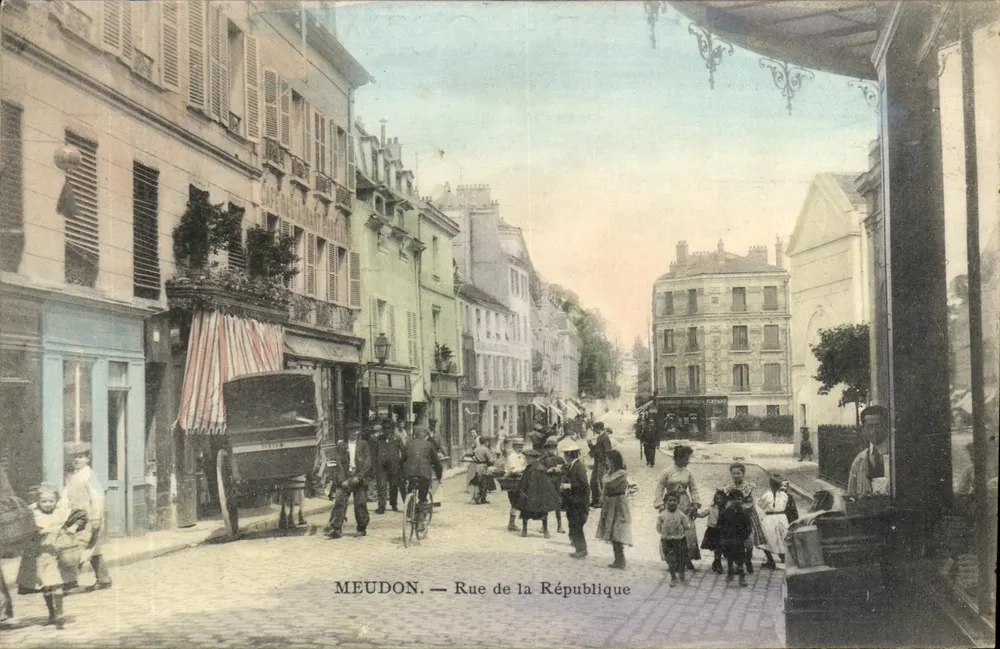 Meudon — Rue de la République — Editore non identificato, numero di serie non visibile - Recto