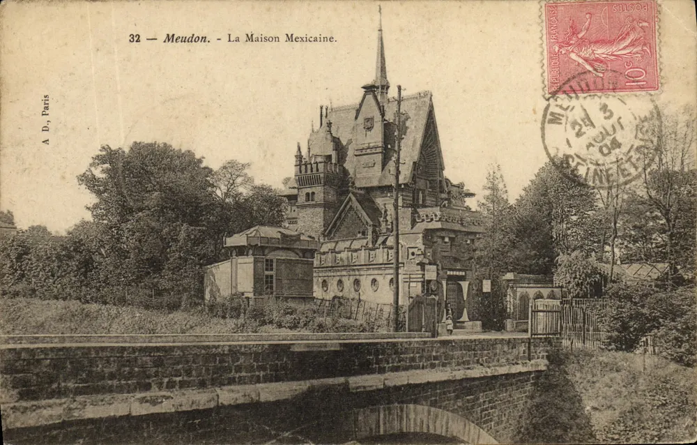 Meudon - La Maison Mexicaine — editore A.D. Paris, n°32 - Recto