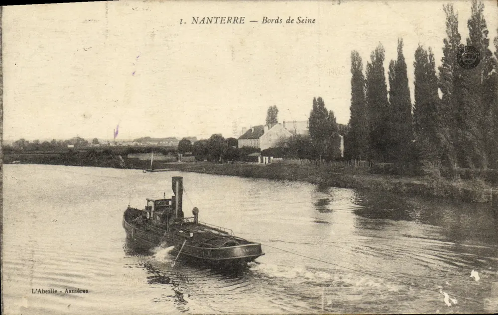 Nanterre — Margens da Sena — L'Abeille - Asnières - Frente