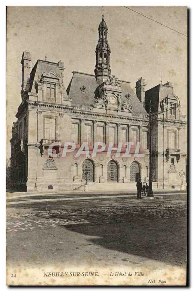 Neuilly-sur-Seine — L'Hôtel de Ville — ND Phot - Recto
