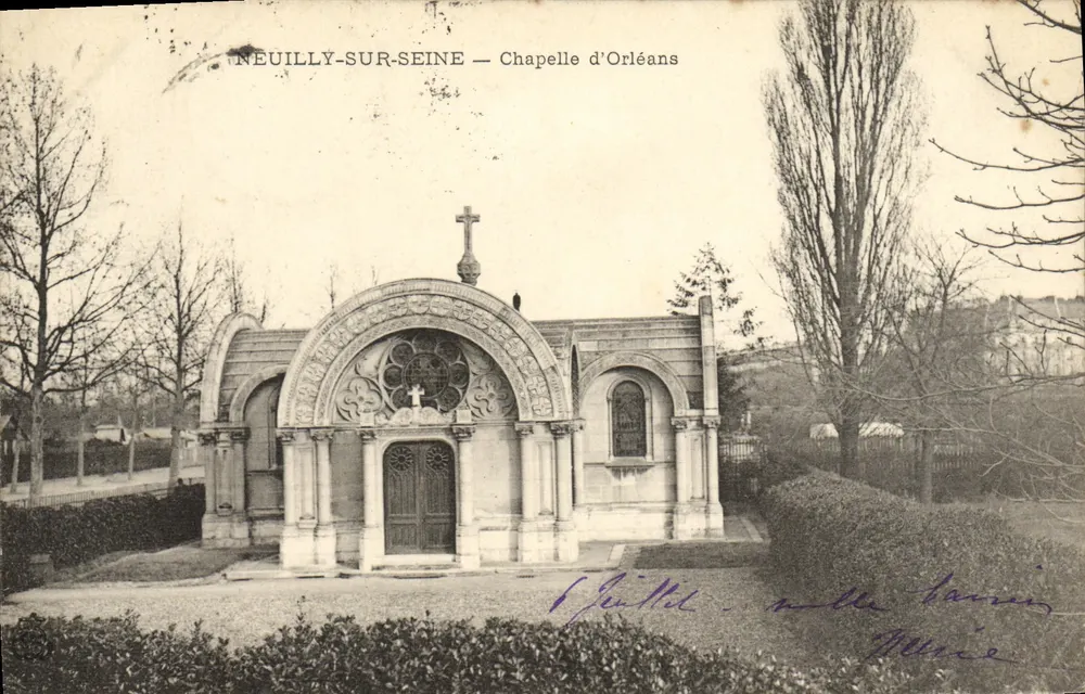 Neuilly-sur-Seine — Capela de Orléans — Editor não identificado, número de série não visível - Frente