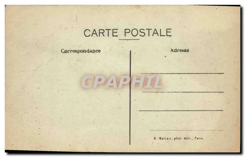 Neuilly-sur-Seine — Rue du Château — E.M. n°3917 - Verso