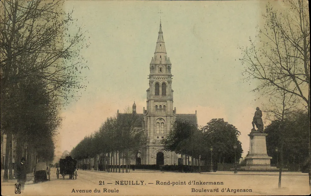 Neuilly-sur-Seine — Inkermann Roundabout — Publisher S. (No. 21) - Front