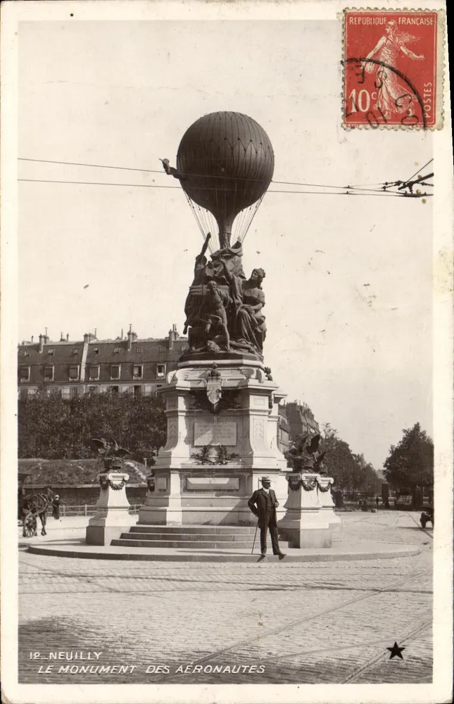 Neuilly-sur-Seine — Das Denkmal der Aeronauten — Verlag: 12_NEUILLY - Vorderseite