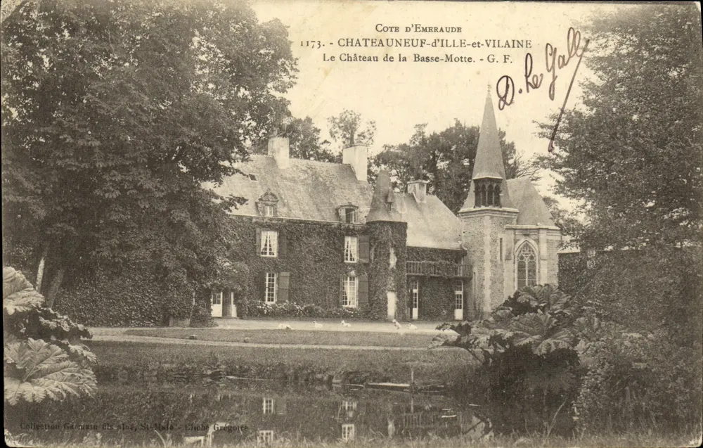 Schloss der Basse-Motte — Châteauneuf-d'Ille-et-Vilaine — G. F. - D. Le Gall - Vorderseite