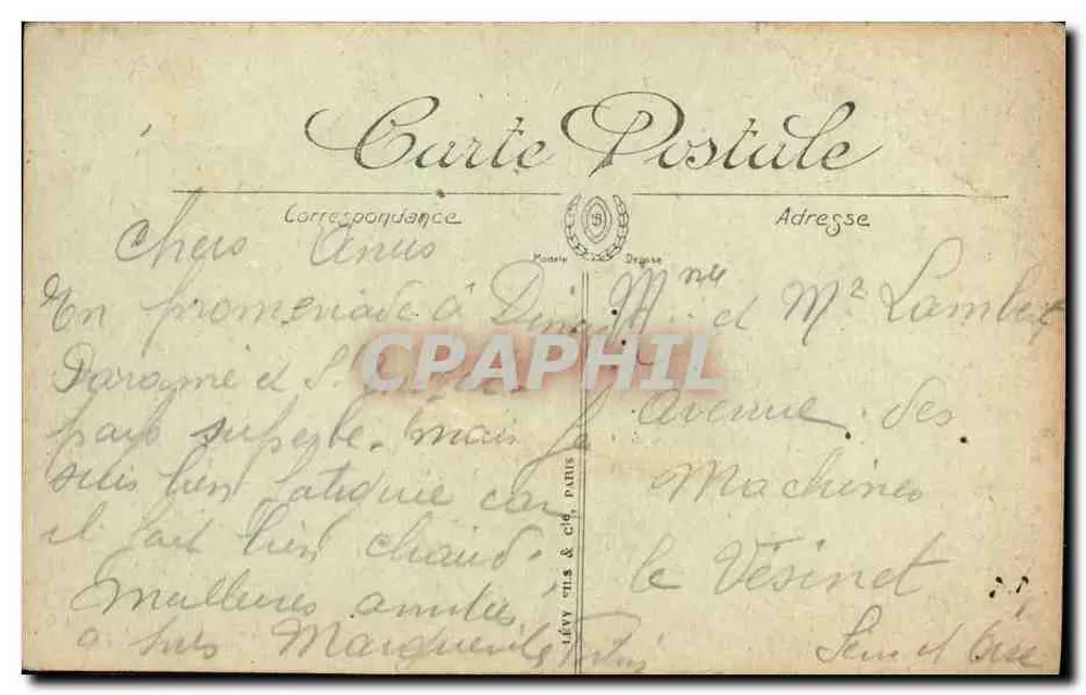 Dinan — Estátua de Beaumanoir — LL. - Verso