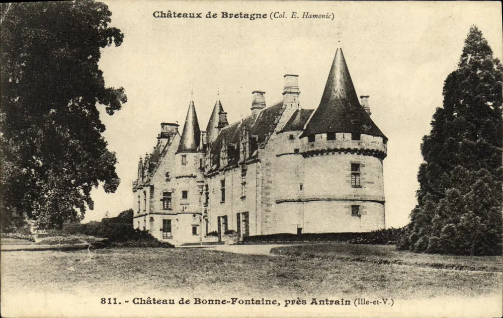 Schloss Bonne-Fontaine — nahe Antrain (Ille-et-Vilaine) — Col. E. Hamonic, n° 811 - Vorderseite