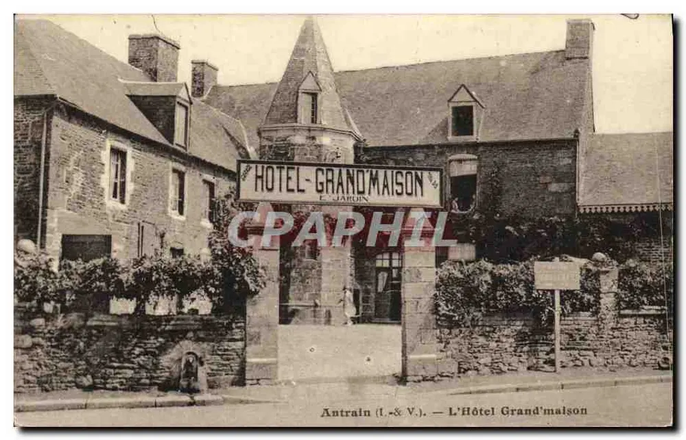 Antratin (I. & V.) — O Hotel Grand'maison — Editor E. Jardin - Frente