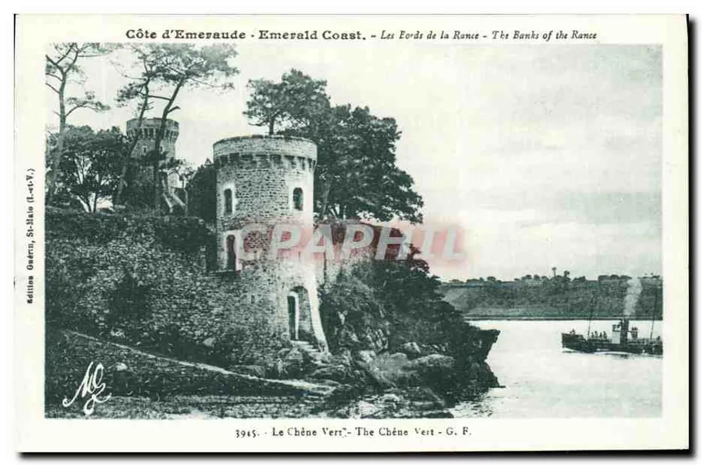 Le Chêne Vert — Côte d'Émeraude - Emerald Coast - Les Érds de la Rance - The Banks of the Rance - Vorderseite