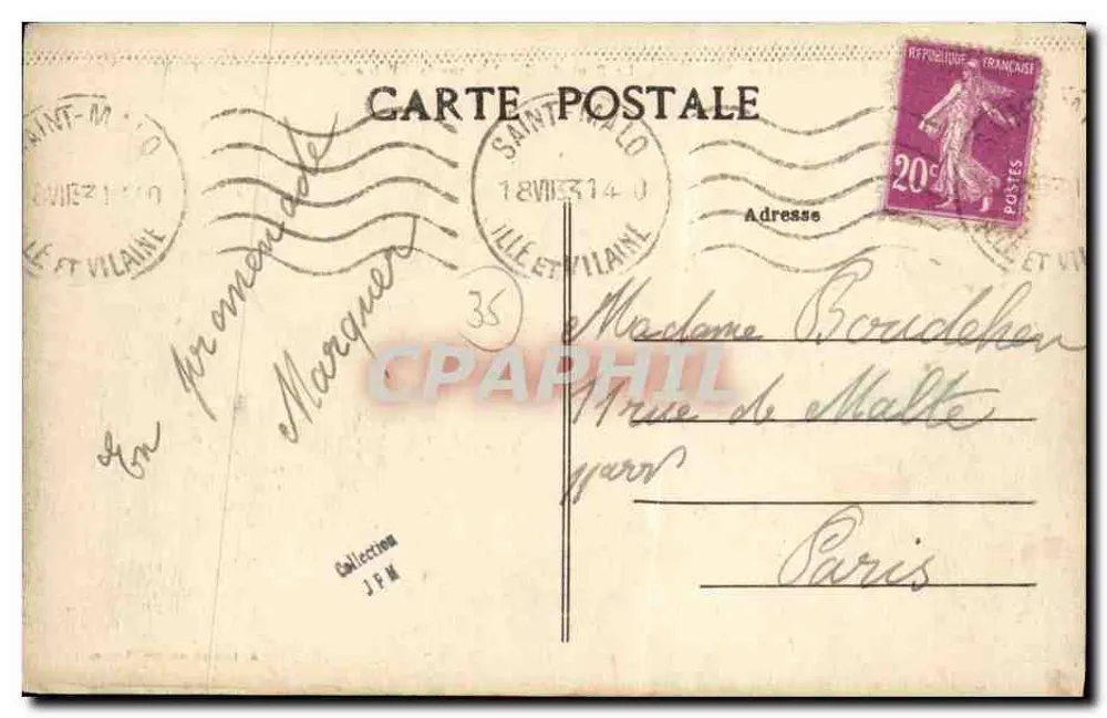 Bourg-des-Comptes (Ille-et-Vilaine) — Die Brücke Glanède über die Vilaine — A. Lainiré, Verlag, Rennes - Rückseite