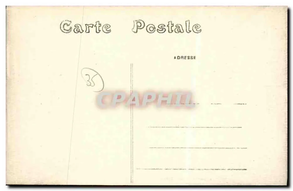 La Boussac (I.-&-V.) — Die Post und die Gasse der Gare — A. Lamiré, Verlag, Rennes - Rückseite
