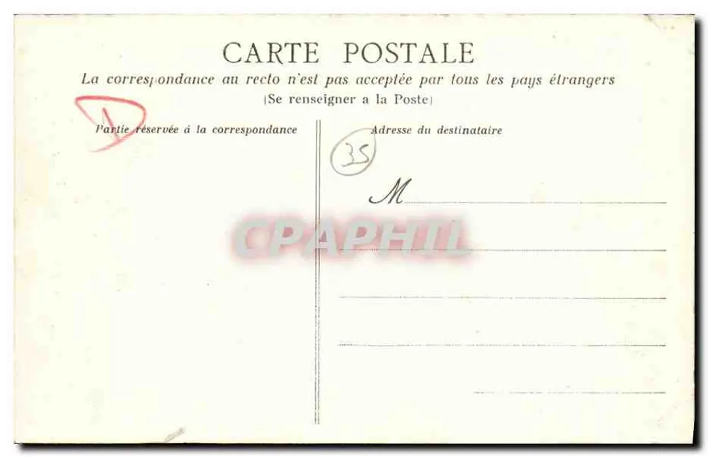 Cancale — Interior da Igreja — A. G. n° 503 - Verso