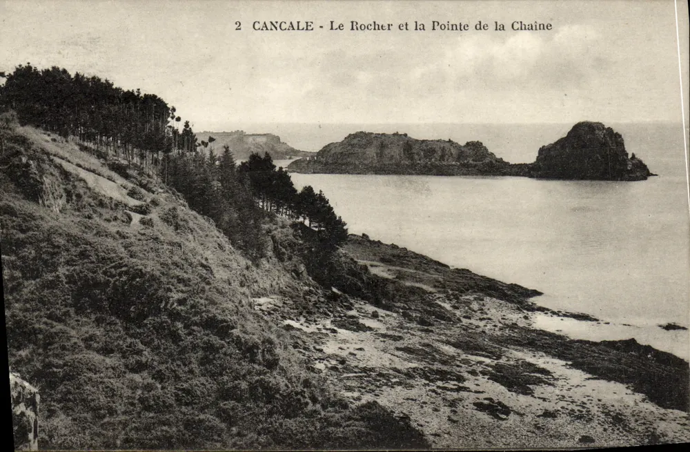 Cancale - O Rocher e a Ponta da Cadeia — Editor Au Khearec, St-Malo, n°2 - Frente