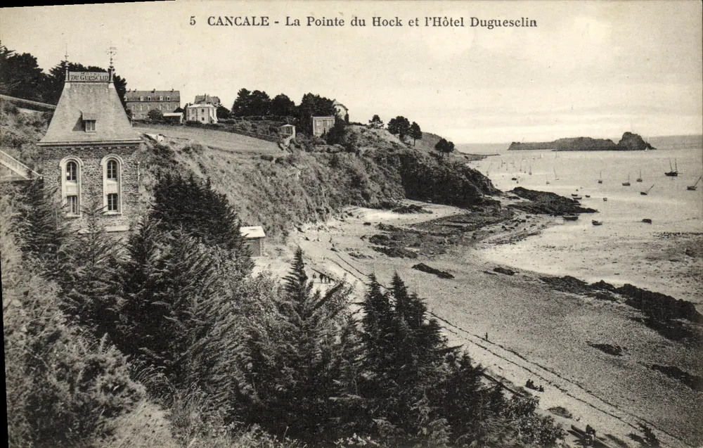 Cancale - Die Pointe du Hock und das Hotel Duguesclin — Verlag Au Kiéan, St-Malo, Nr. 5 - Vorderseite