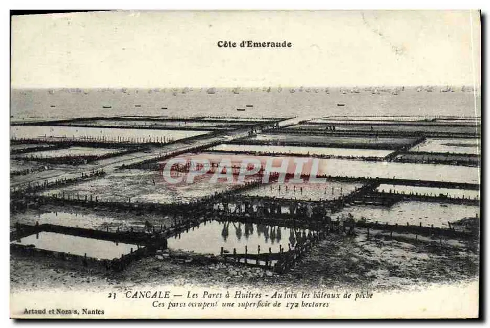 Cancale — Os Pares à Huîtres — Côte d'Emeraude — Artaud et Noznis, Nantes - Frente