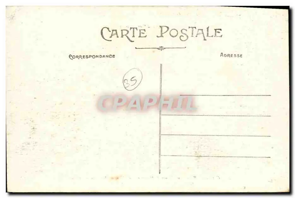 Cancale — Os Pares à Huîtres — Côte d'Emeraude — Artaud et Noznis, Nantes - Verso