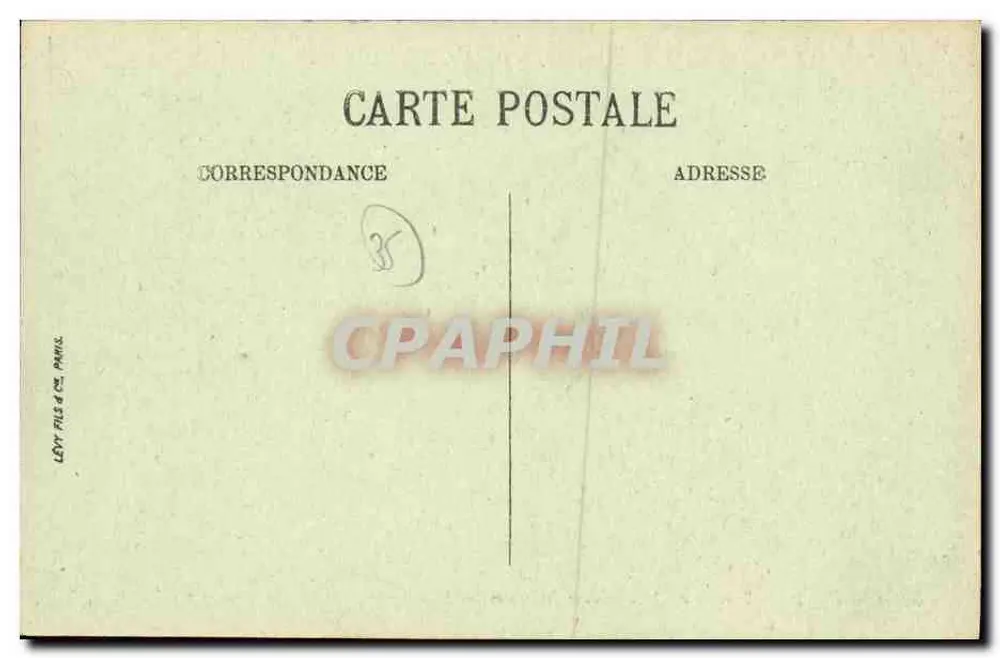 Cancale — Oyster Work in the Parks — LL. - Rückseite