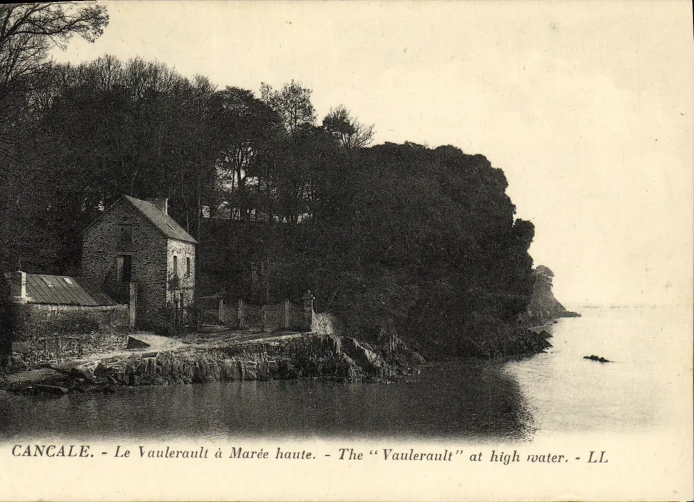 Cancale - O Vaulerault com maré alta - LL - Frente