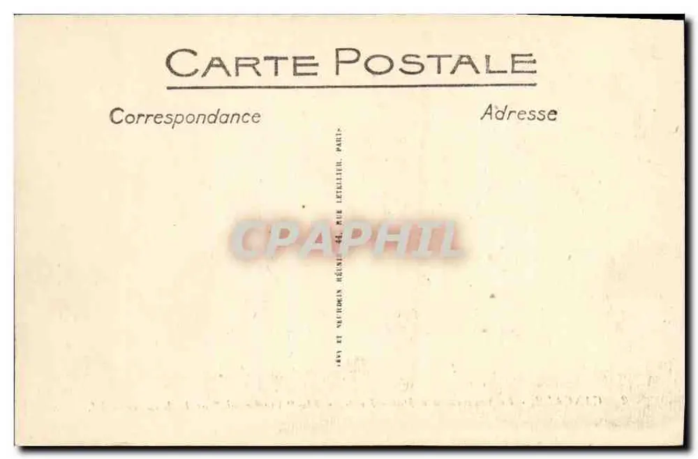 Cancale - O Vaulerault com maré alta - LL - Verso