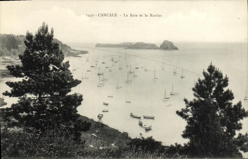 Cancale - A Baía e o Rocher — H. Le Maillot, editor Saint-Malo, n° 1442 - Frente