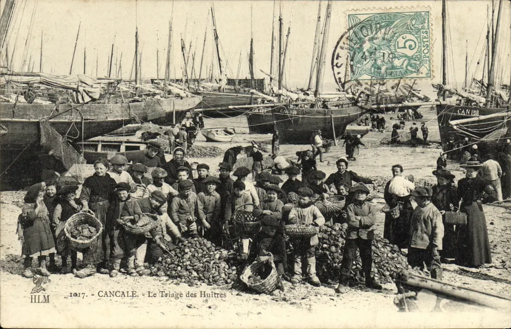 Cancale — Le Triage des Huîtres — HLM, n° 35 - Vorderseite