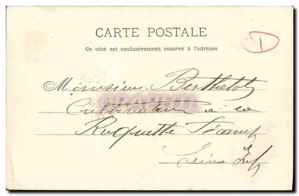 Smaragdküste — Cancale. Der Abgang der Karawane. — Unbekannter Verlag, Nr. 126. - Rückseite