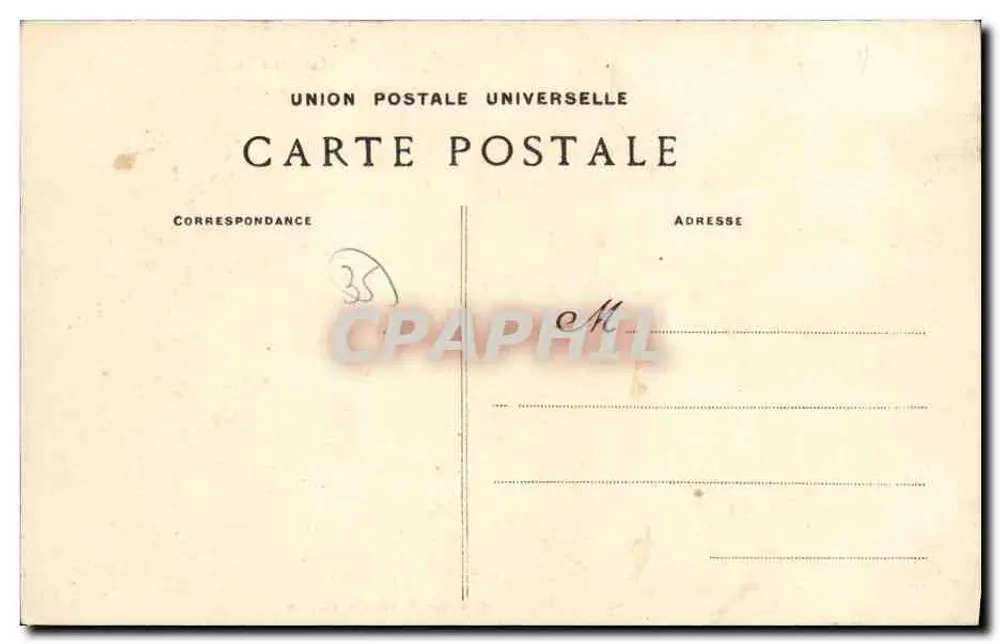 Cancale — Der Oyster-Sortierer — G.F. n°4982 - Rückseite
