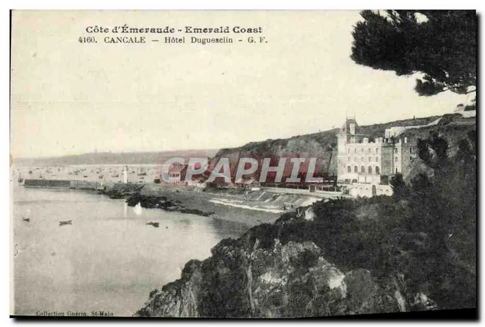 Costa de Esmeralda - Emerald Coast - Cancale - Hotel Duguesclin - G.F. - Frente