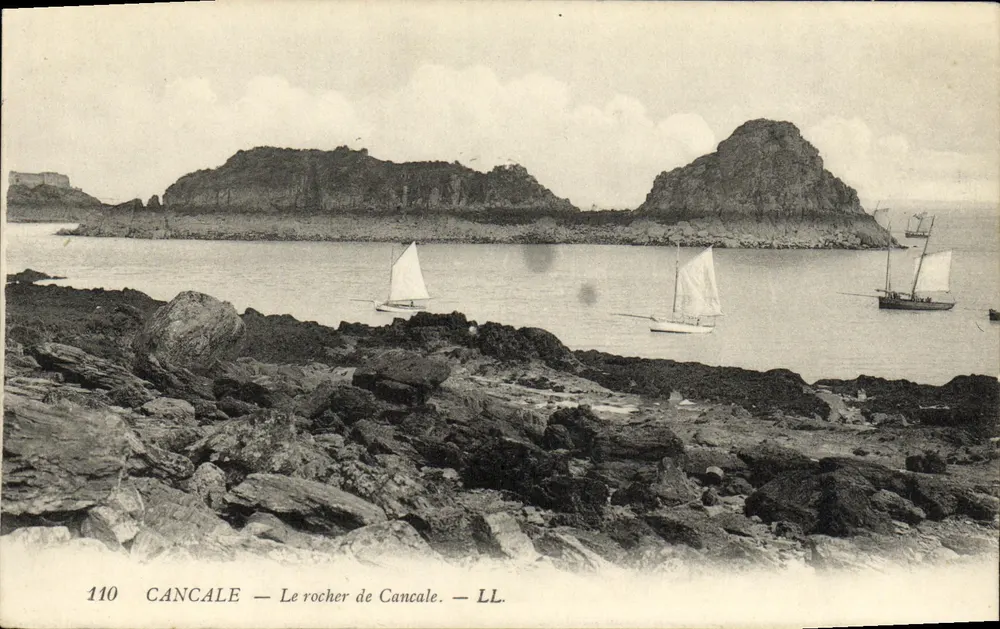 Cancale — O rochedo de Cancale — LL. — N° 110 - Frente