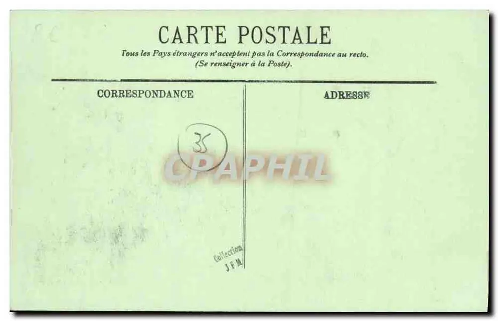 Cancale — Ansicht des Austernsortierens — LL. n° 260 - Rückseite