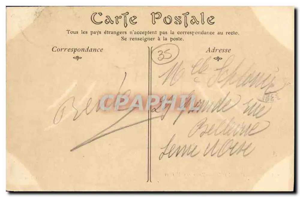 Cancale — Parco delle Ostie — ND Phot, n°348 - Verso
