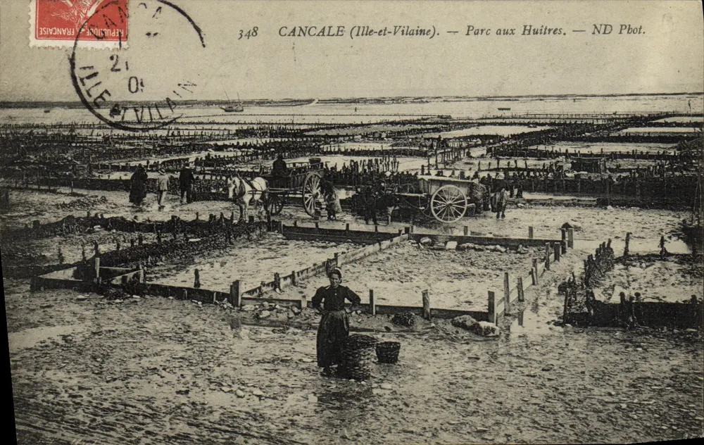 Cancalé (Ille-et-Vilaine) — Parc aux Huitres — ND Pbot. - Anverso